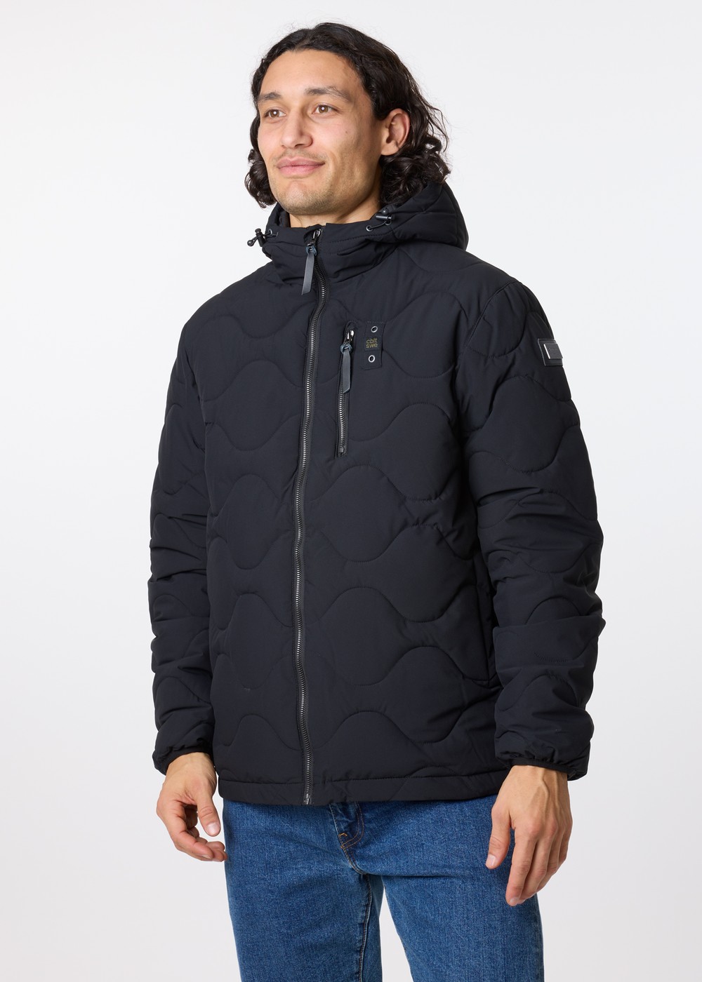 Wave Puffer Jacket, Black, 2xl,  Höstjackor