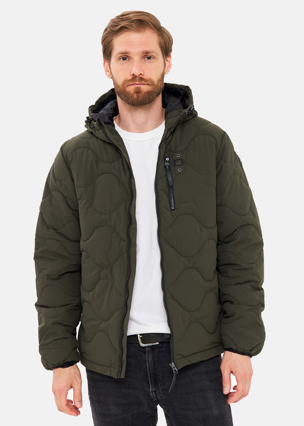 Wave Puffer Jacket, Army/Black, Xl,  Höstjackor