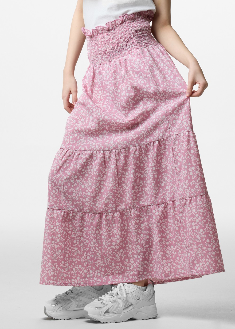 Miami Long Skirt Jr, Dusty Rose Flower, 170,  Klänningar Miami Long Skirt Jr, Dusty Rose Flower, 170,  Klänningar
