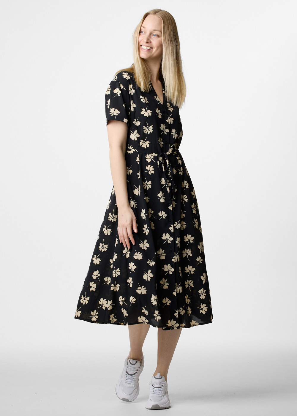 Key West Dress W, Black Flower, 48,  Bästsäljare