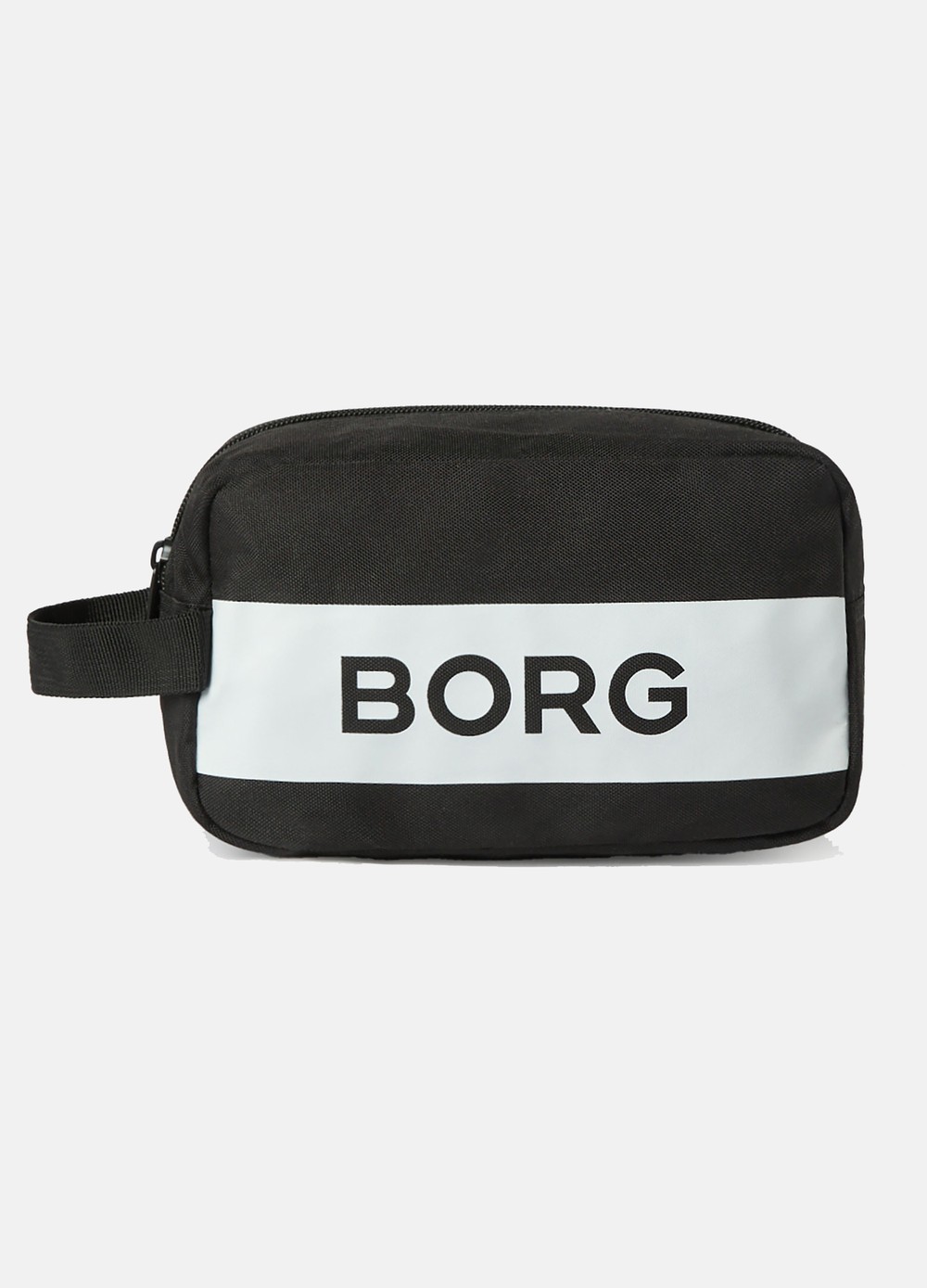 Borg Stripe Toilet Case, Black Beauty, Onesize,  Necessärer