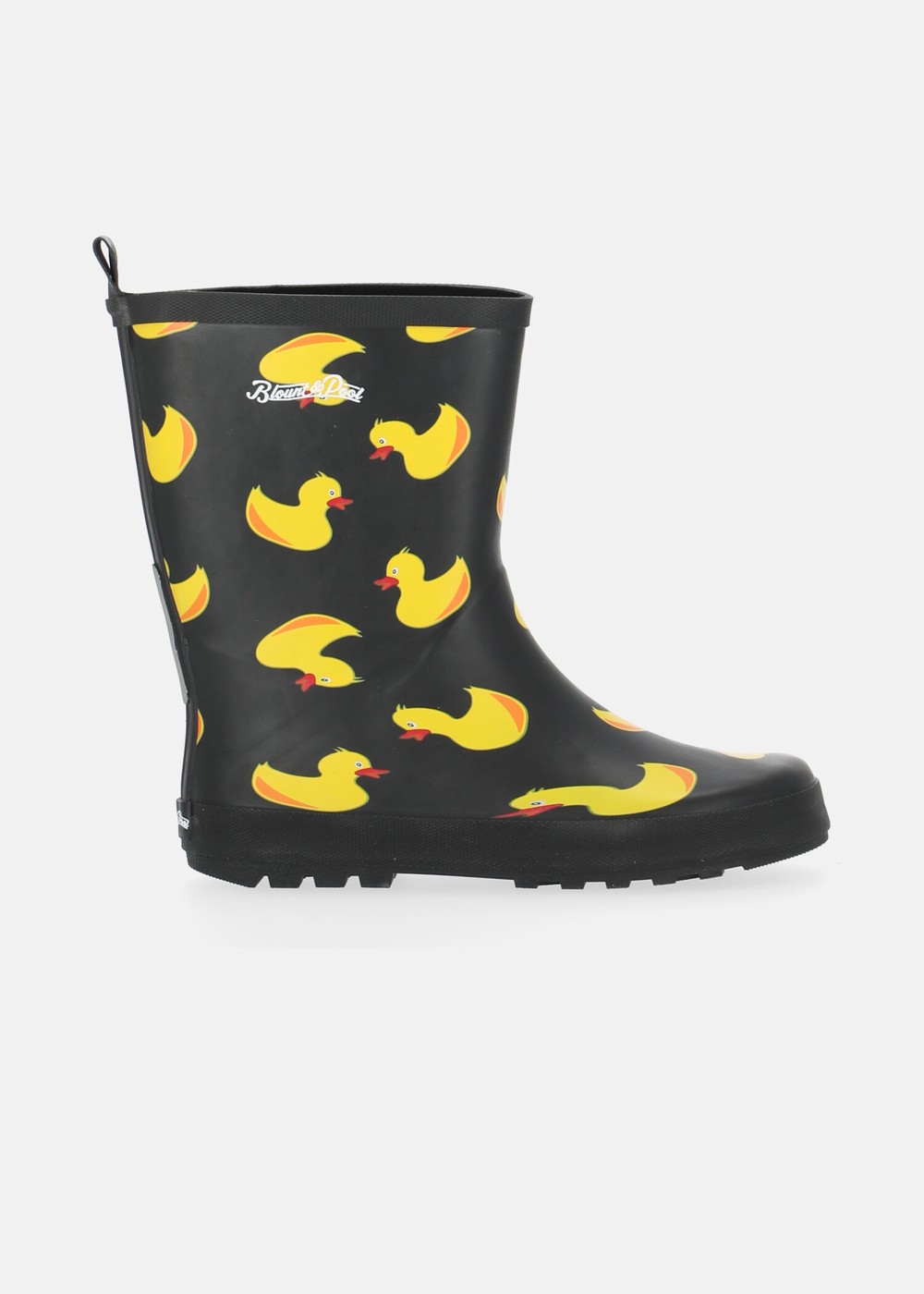 Duckling Rubber Boot Jr, Black Yellow Duck, 35,  Bästsäljare