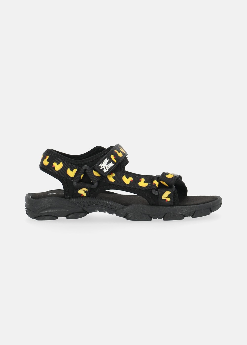 Duckling Sandal, Black Yellow Duck, 35,  Beachsandaler