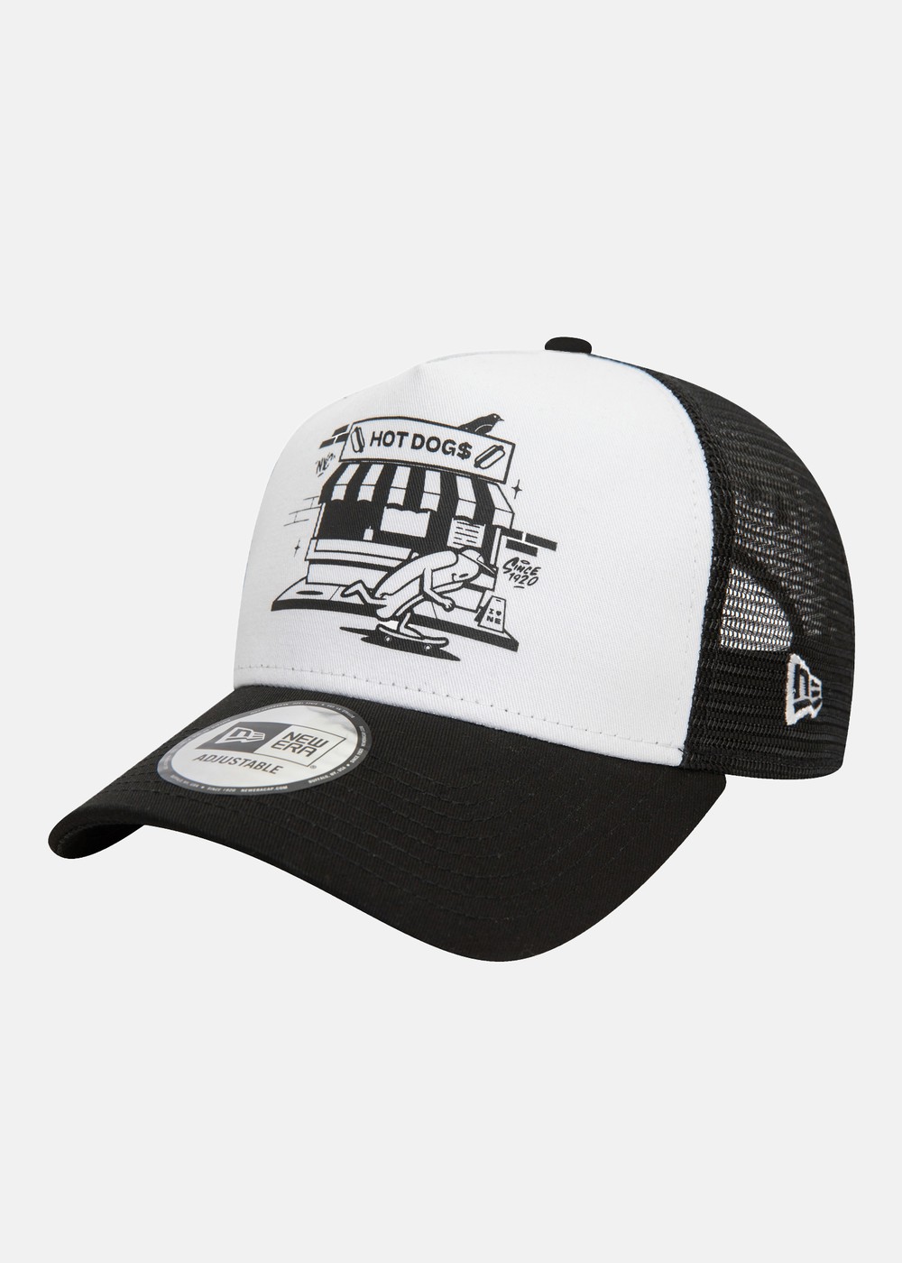 Ne Graphic Trucker Newera, Blkwhi, Onesize,  Hattar | Jackor//Dam//Aktivitet//Outdoorkläder | Padelspecialisterna