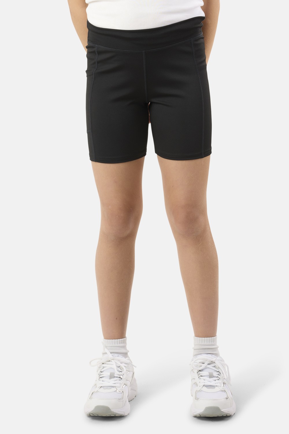 Training Short Tights Jr, Black, 170,  Löpartights