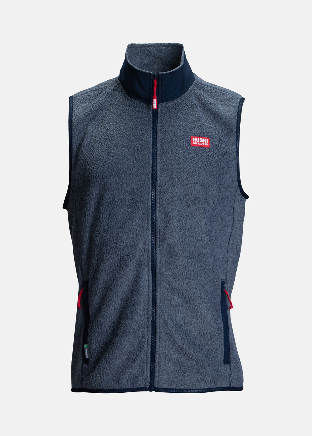 Pile Vest, Grey Melange, Xl,  Västar