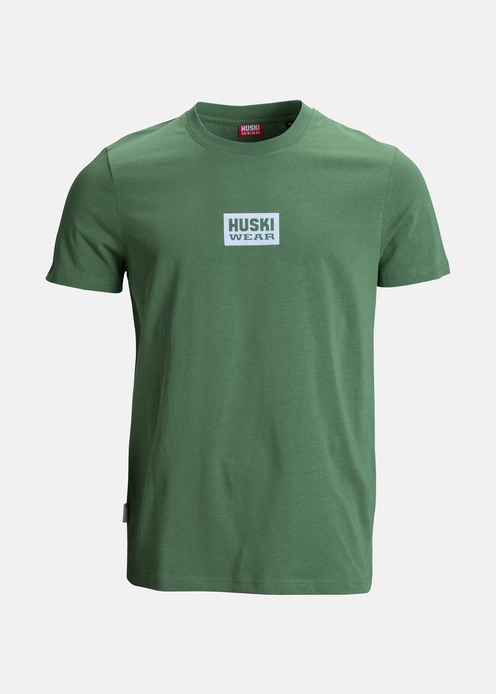 Flock Print Tee, Middle Green, M,  T-Shirts