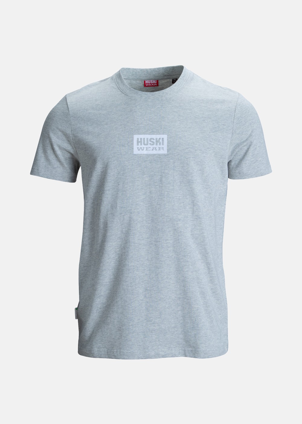 Flock Print Tee, Light Grey Melange, Xs,  T-Shirts