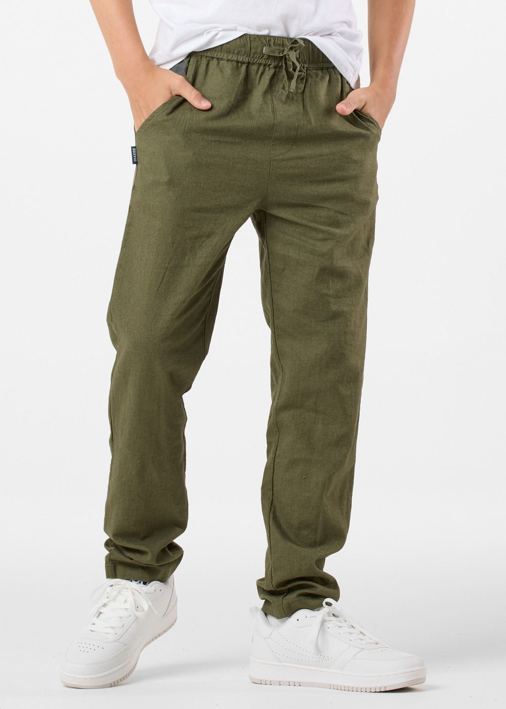 New Hampshire Linen Pants B Jr, Lt. Olive, 170,  Vardagsbyxor