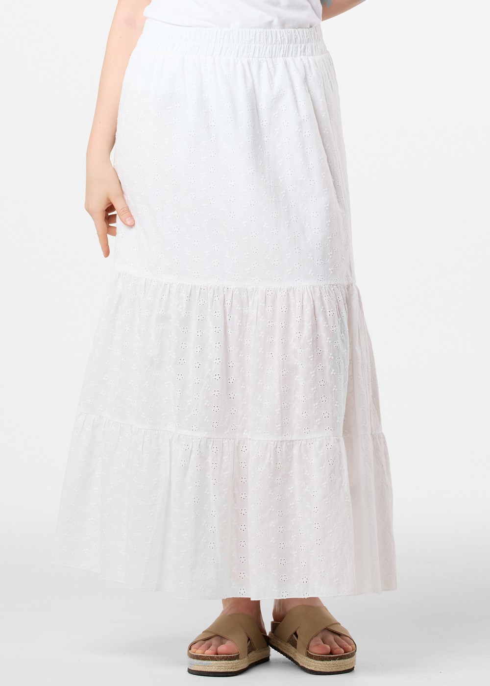 Angelica Maxi Skirt W, White, 42,  Bästsäljare