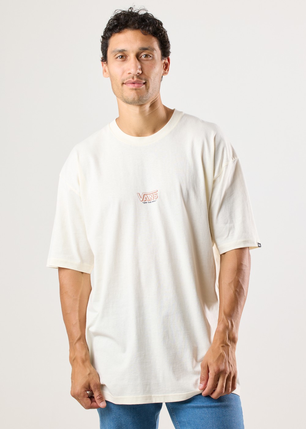 Vanstander Ss Crew Tee-B, Antique Wht/Autumn Leaf, Xl,  T-Shirts