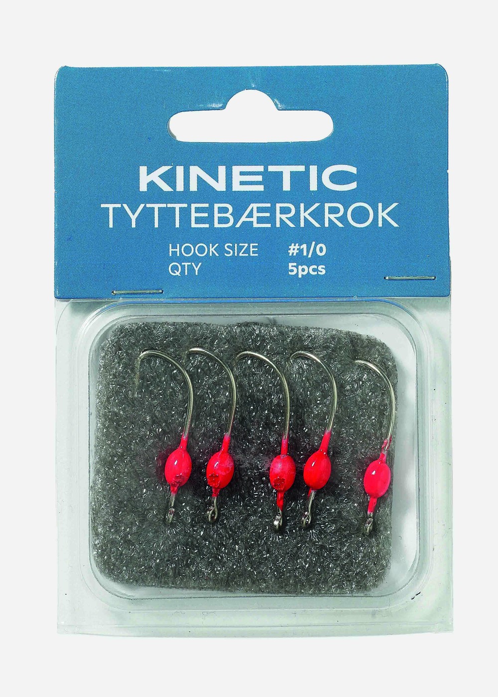 Kinetic Tyttebærkrok, Red, 4/0,  Krokar