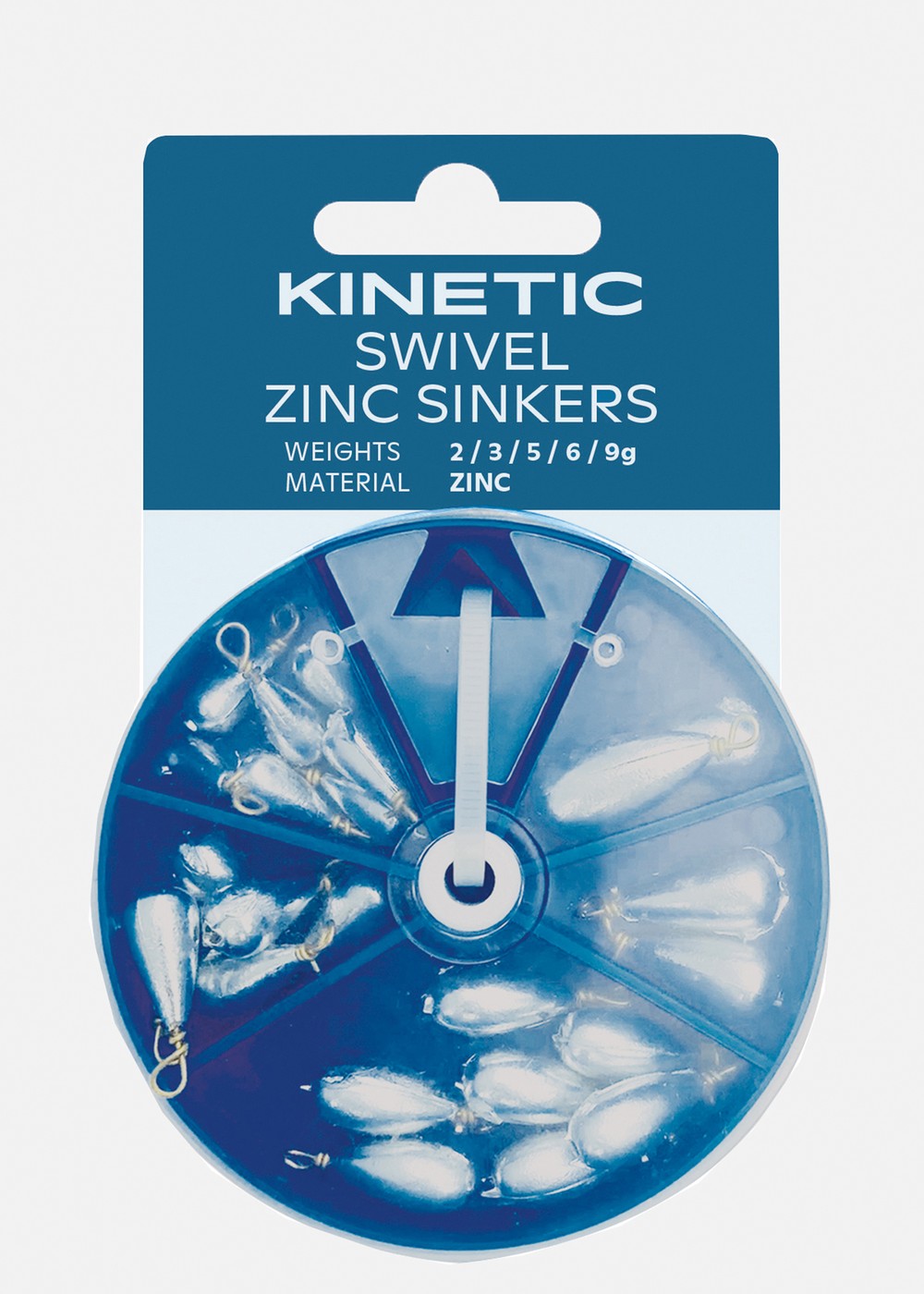 Kinetic Swivel Zinc Sinkers As, Zinc, No Size,  Sänken Och Bly