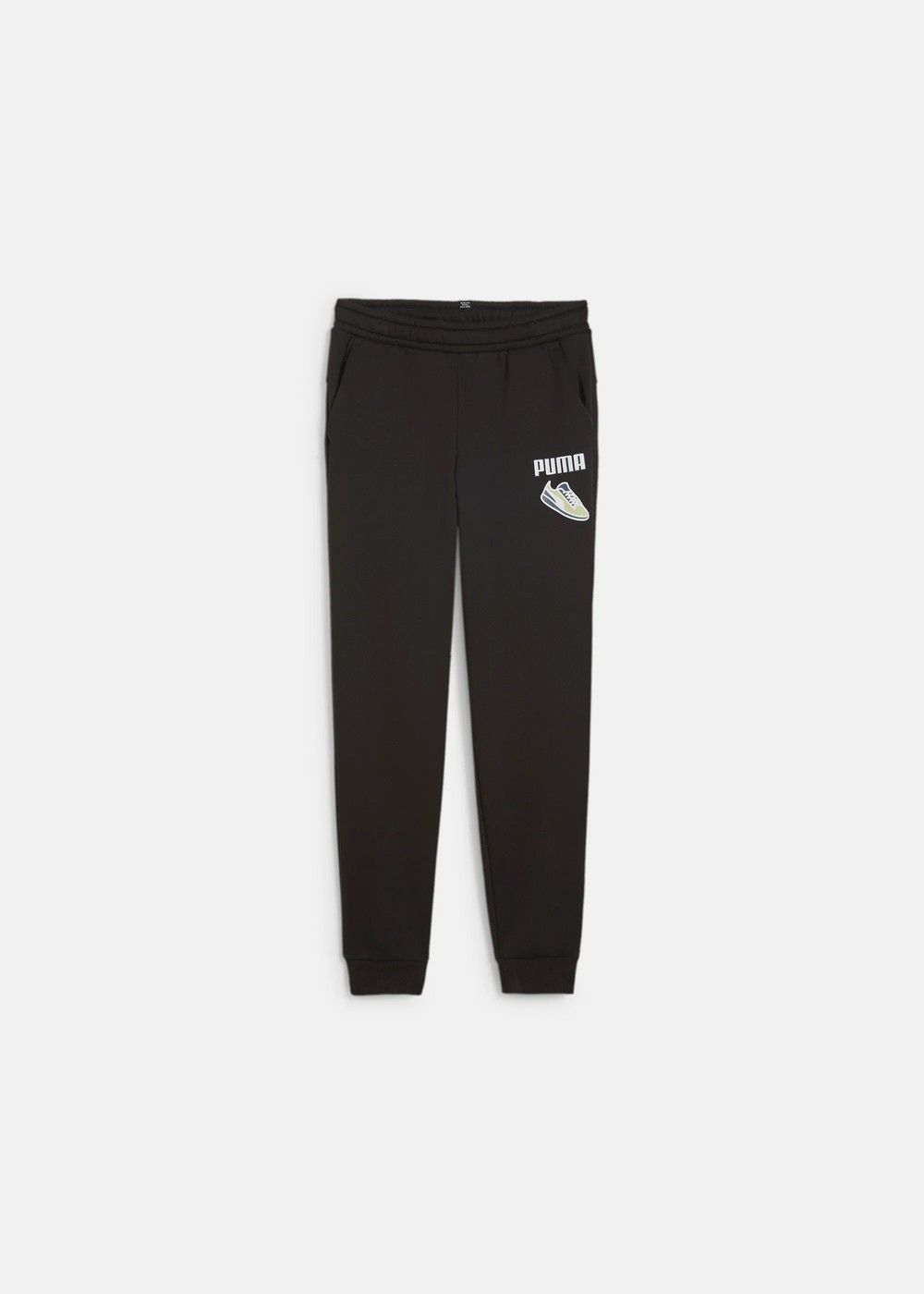 Ess+ Logo Lab Sweatpants Fl Ii, Puma Black, 128,  Vardagsbyxor Ess+ Logo Lab Sweatpants Fl Ii, Puma Black, 128,  Vardagsbyxor