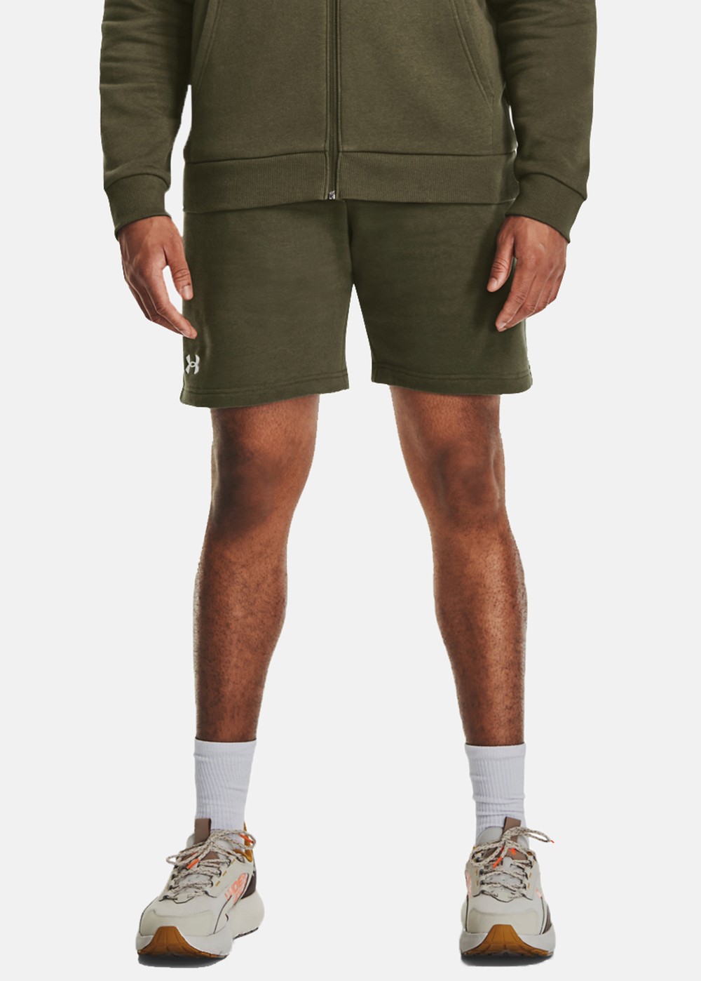 Ua Rival Fleece Shorts, Marine Od Green, Xl,  Vardagsshorts