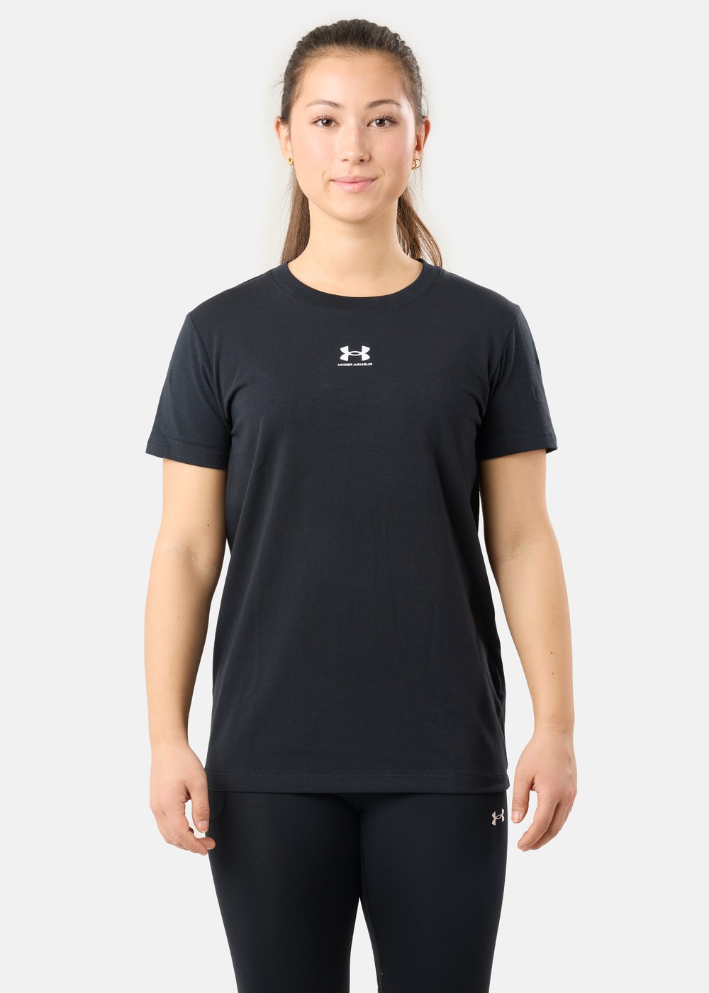 Ua Rival Core Ss, Black, L,  Löparkläder