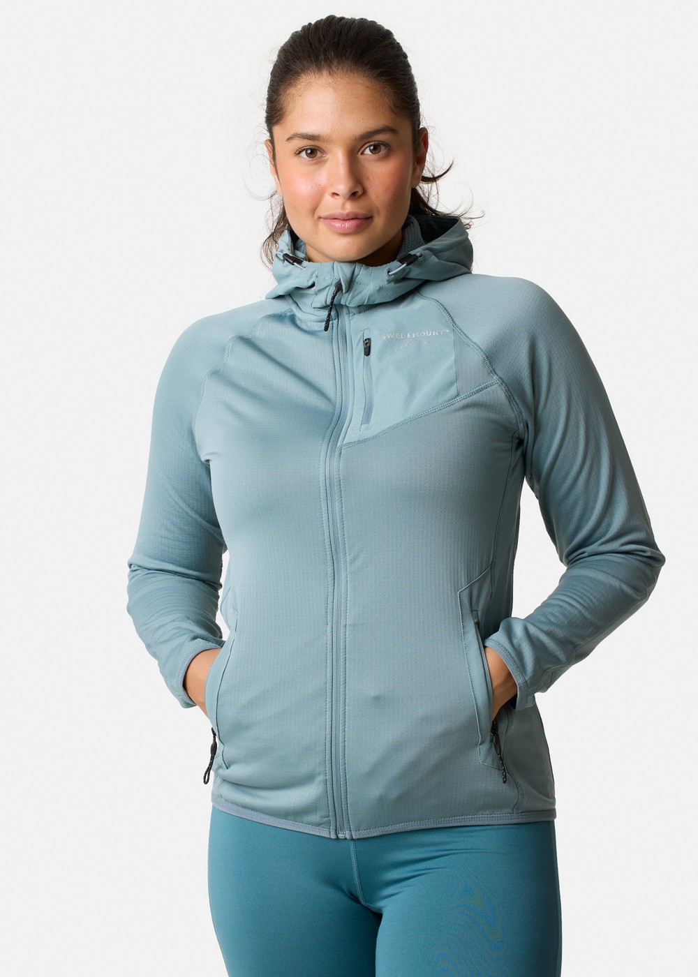 Lofoten Tech Fleece Zip Hood W, Sage Green, 42,  Tröjor Lofoten Tech Fleece Zip Hood W, Sage Green, 42,  Tröjor