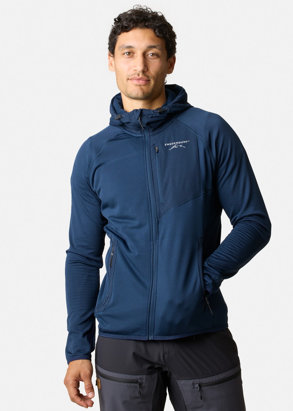 Lofoten Tech Fleece Zip Hood Navy 2xl  Fleecetröjor