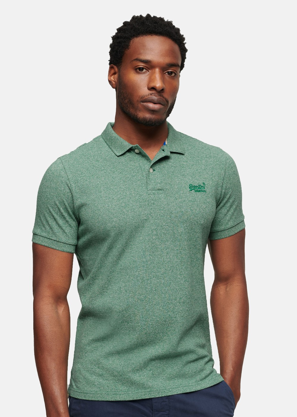 Classic Pique Polo, Bright Green Grit, S,  Piketröjor Classic Pique Polo, Bright Green Grit, S,  Piketröjor