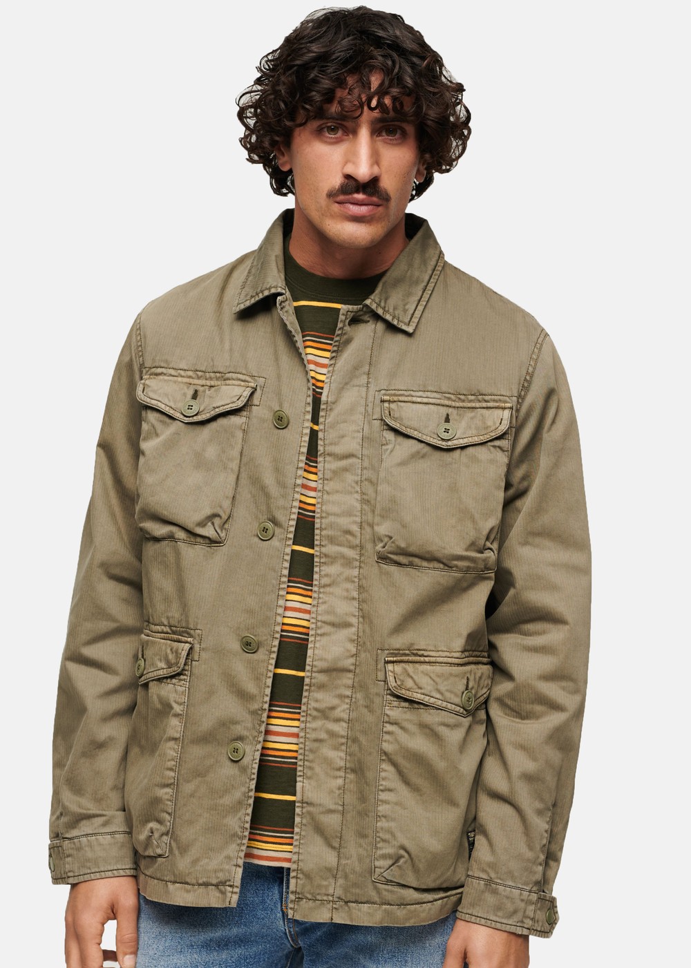 Military M65 Lw Jacket, Dusty Olive Green, Xl,  Vårjackor