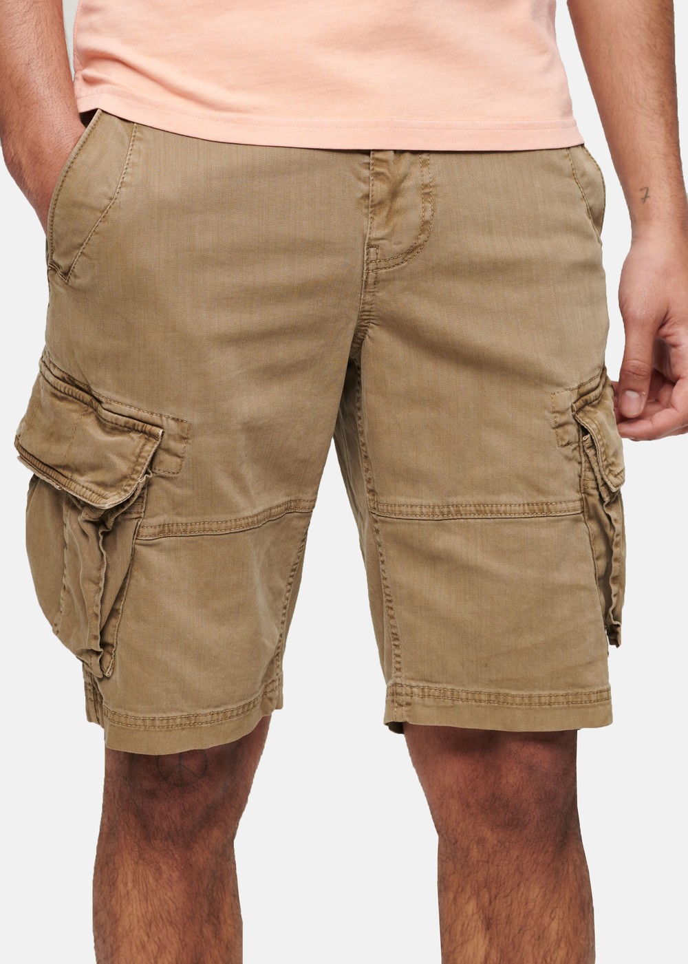 Core Cargo Short, Tan Khaki, 34,  Vardagsshorts