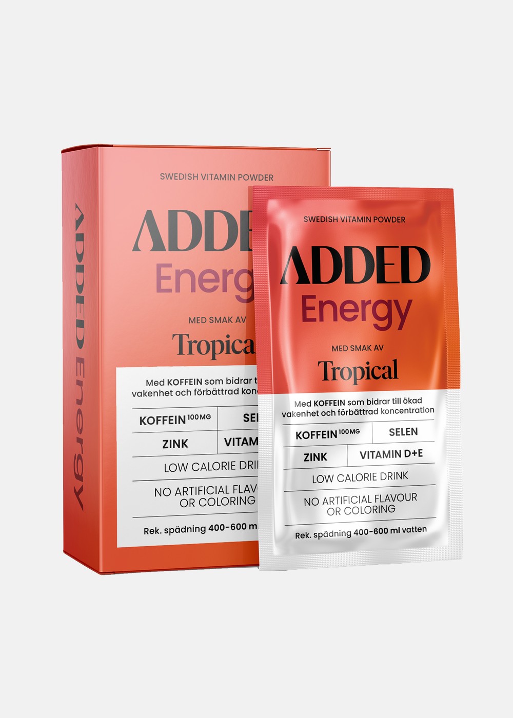 Added Energy Tropical 10-Pack, Röd, 4 G,  Träningstillbehör