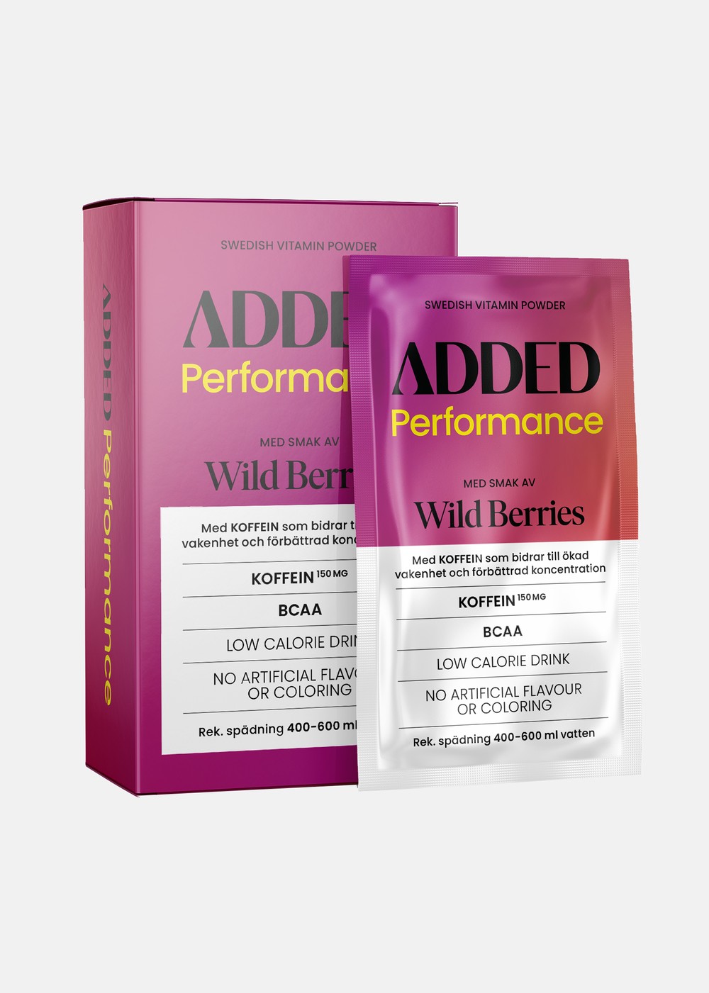 Added Performance Wild Berries 10-Pack, Lila, 4 G,  Träningstillbehör