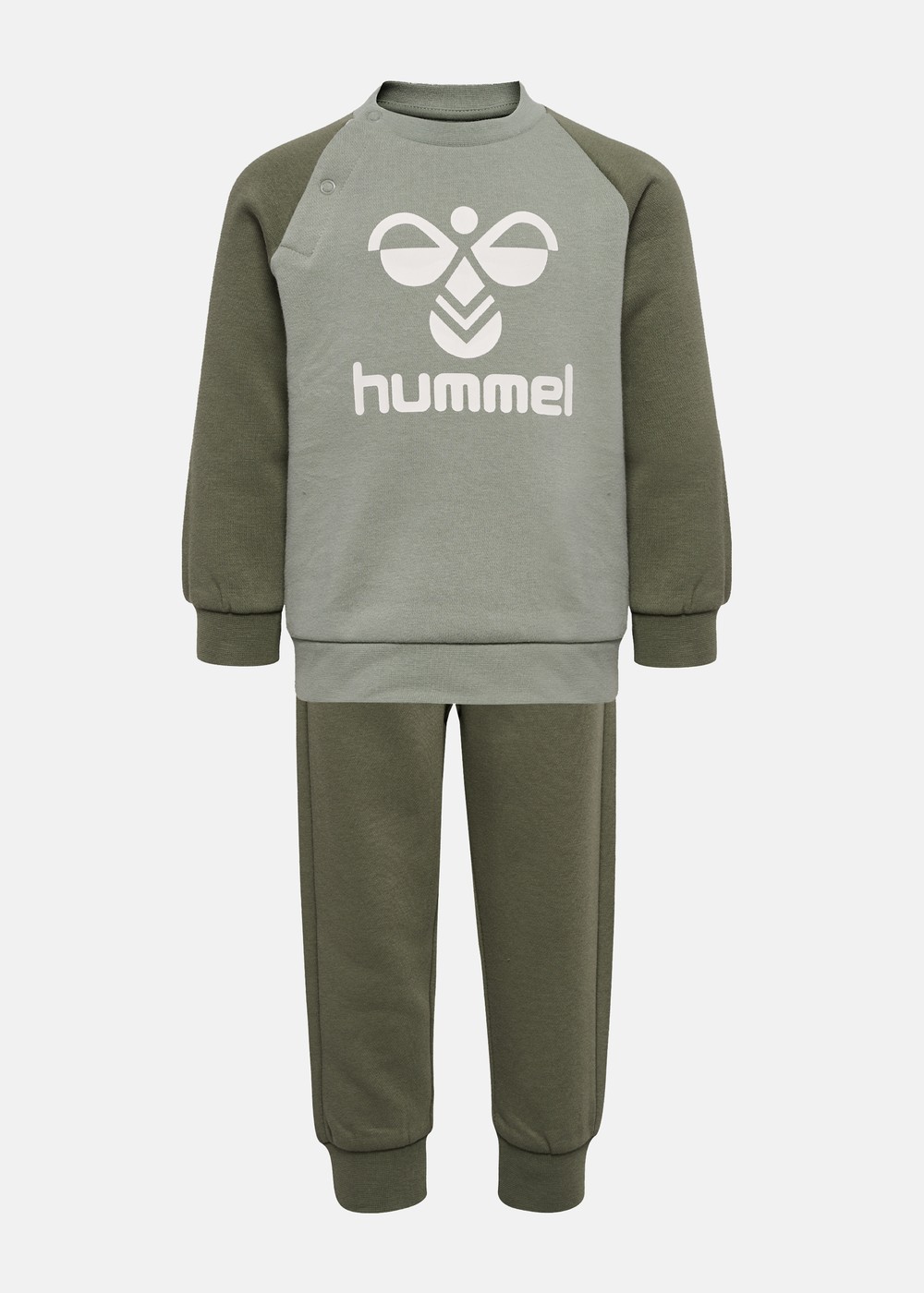 Hmlhumming Crewsuit, Dusty Olive, 68,  Träningskläder