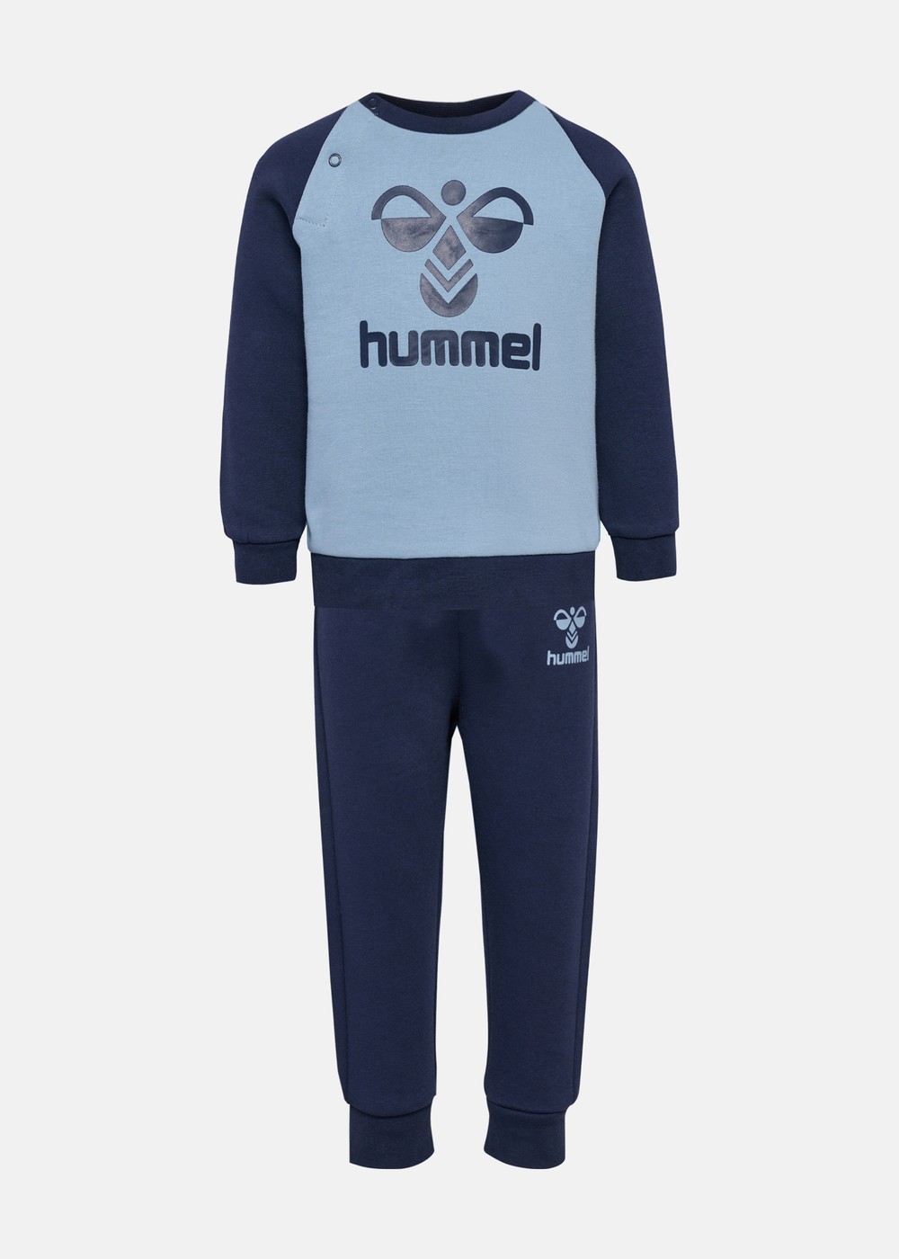 Hmlhumming Crewsuit, Black Iris/Faded Denim, 68,  Träningskläder Hmlhumming Crewsuit, Black Iris/Faded Denim, 68,  Träningskläder