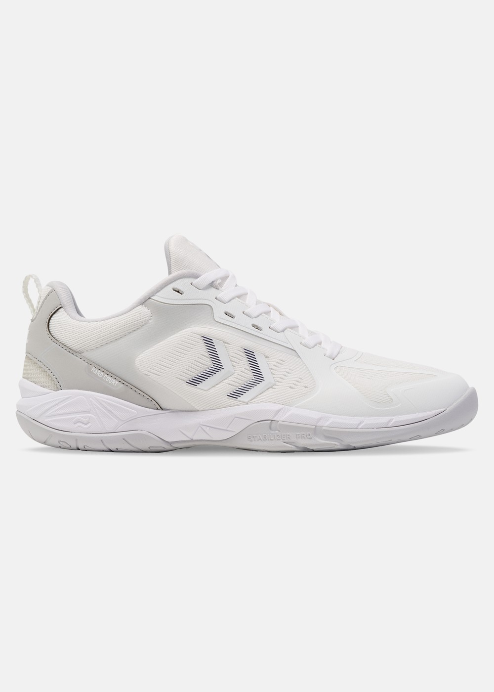 Speed Court, White/Grey, 45,  Fotbollsskor