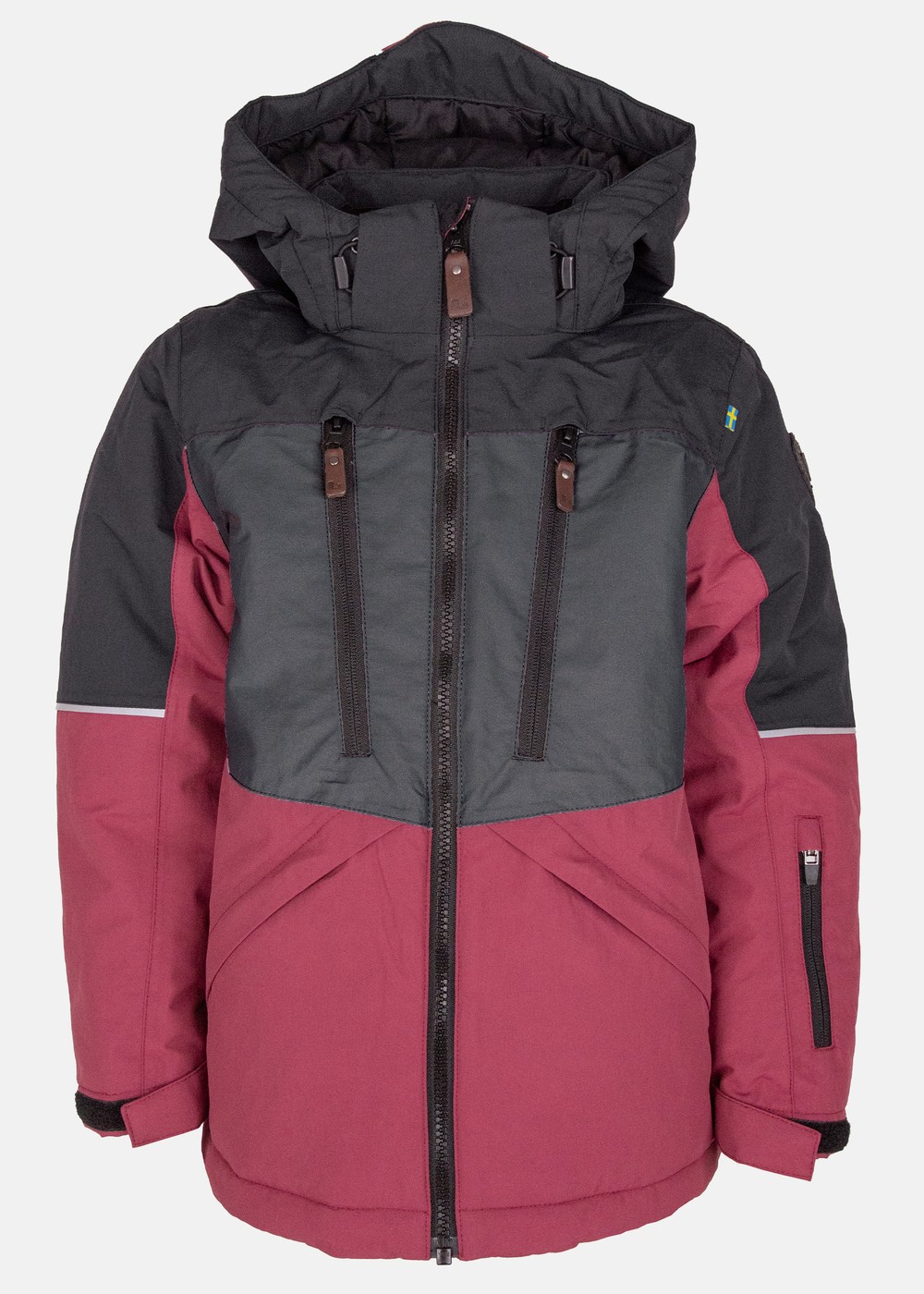 Alpine Winter Jacket, Black/Cerise, 170,  Skidkläder