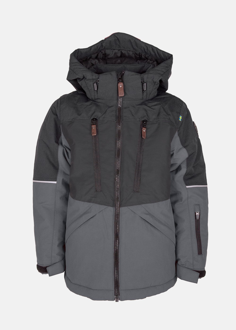 Alpine Winter Jacket, Black/Anth, 160,  Skidkläder