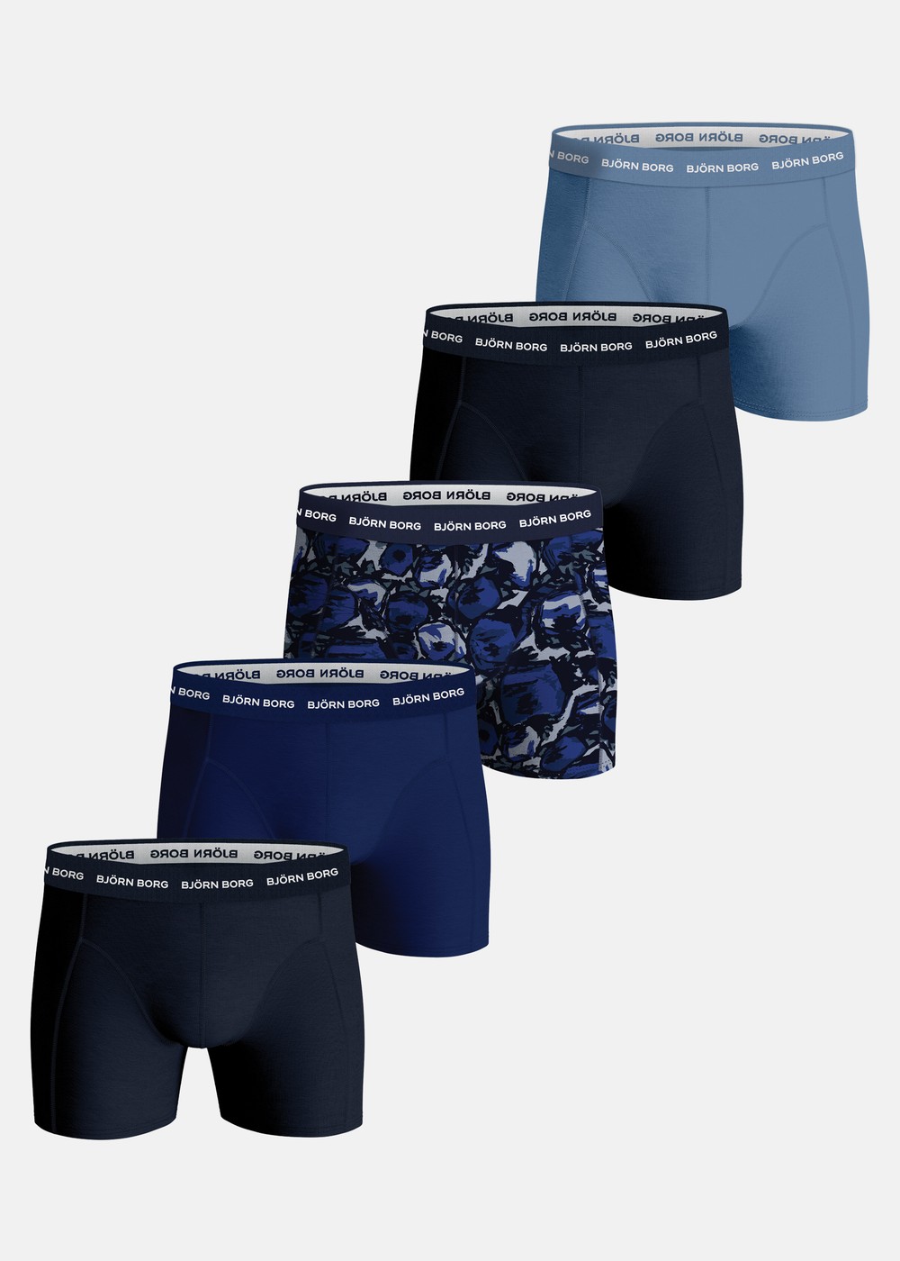 Cotton Stretch Boxer 5p, Multipack 7, Xl,  Underkläder