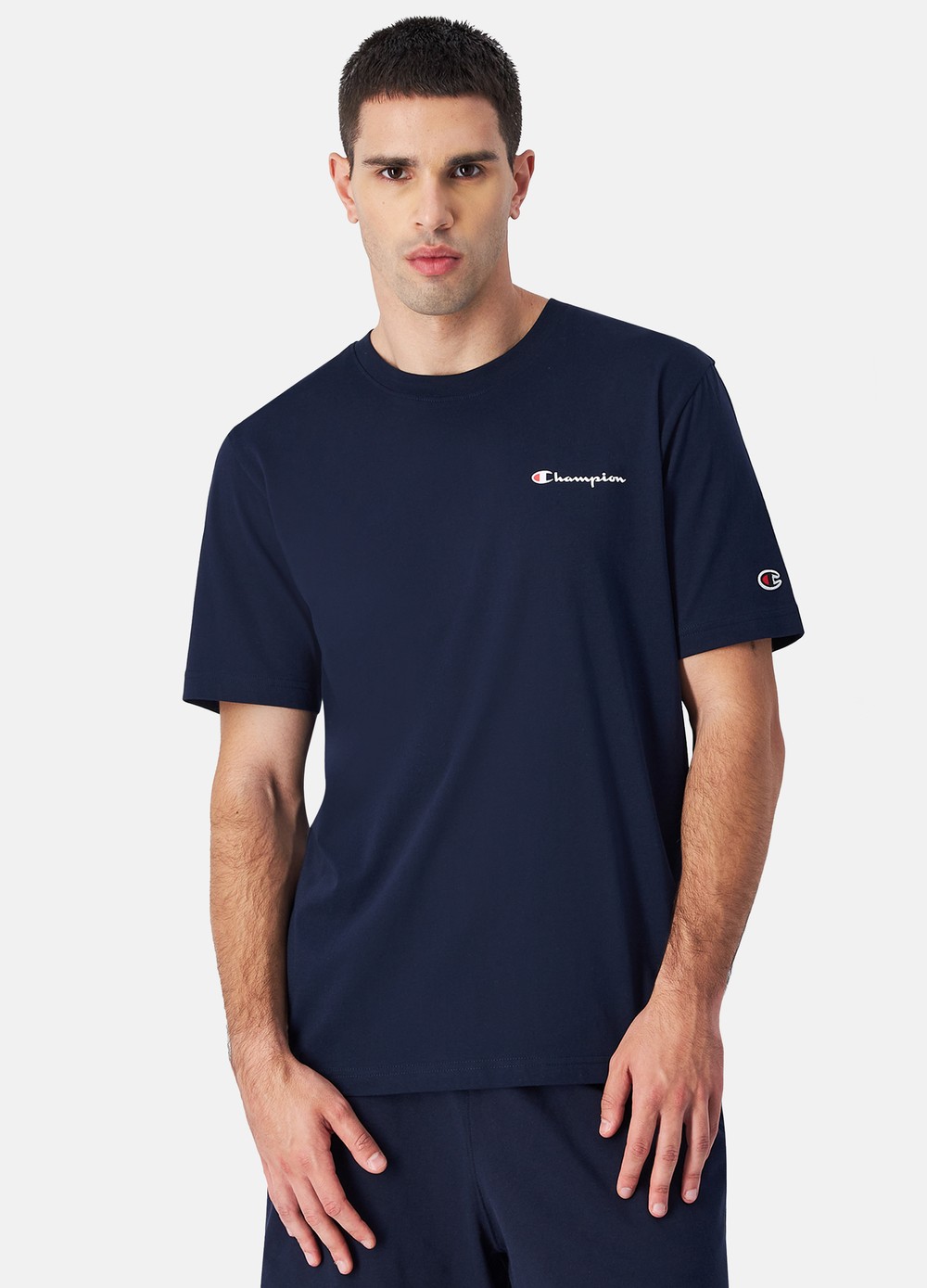 Crewneck T-Shirt, Sky Captain, S,  T-Shirts