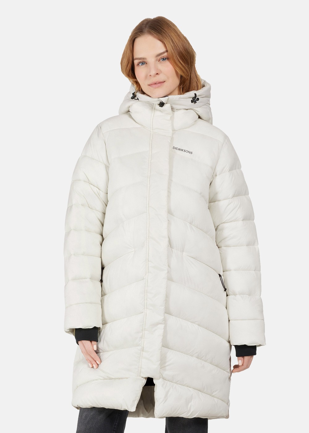 Marion Wns Parka, White Foam, 36,  Vinterjackor