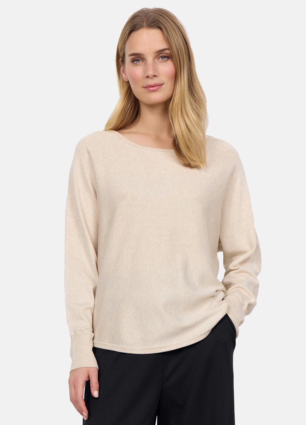 Sc-Dollie 620, Cream Melange, 2xl,  Stickat Sc-Dollie 620, Cream Melange, 2xl,  Stickat