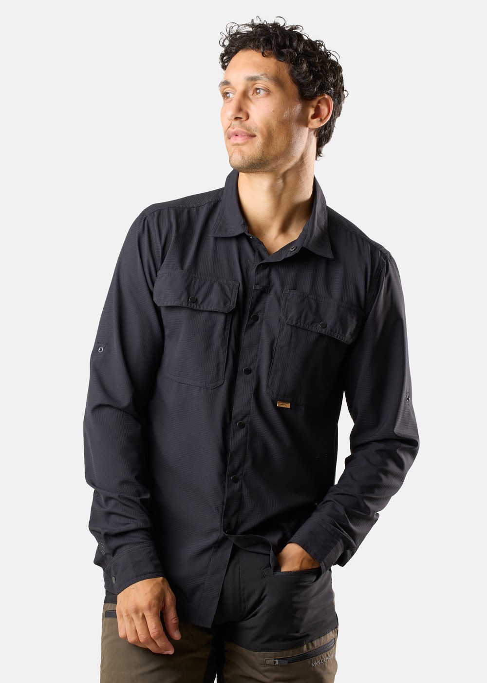 Lofoten Hiking Shirt, Black, Xl,  Långärmade Skjortor