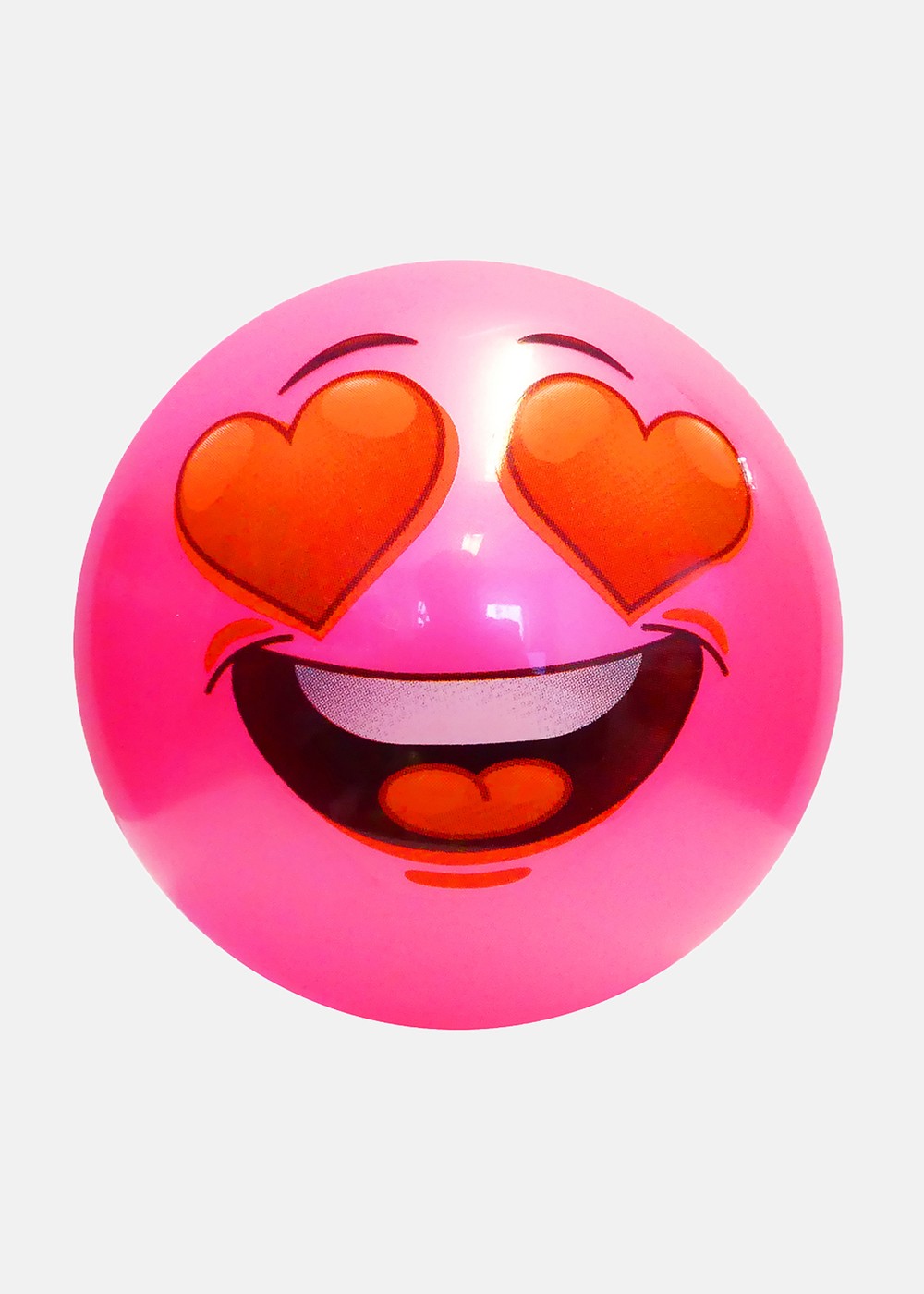 Plastboll Funny Face, 24 Cm Ro, Pink, No Size,  Sommarlek