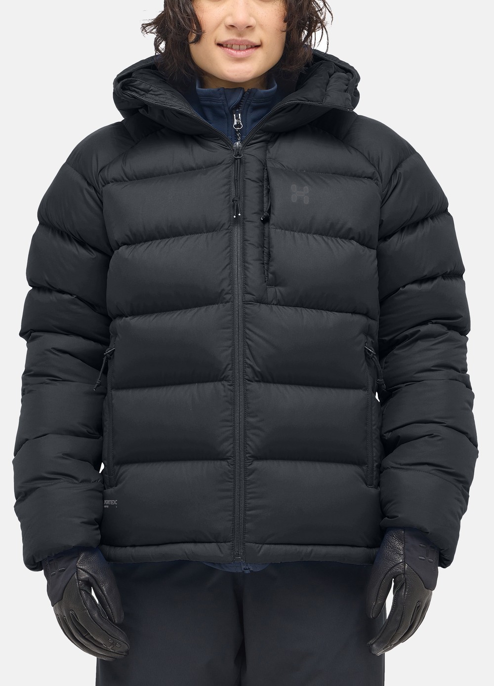 Rosson Down Hood Women, True Black, Xl,  Vårjackor Rosson Down Hood Women, True Black, Xl,  Vårjackor