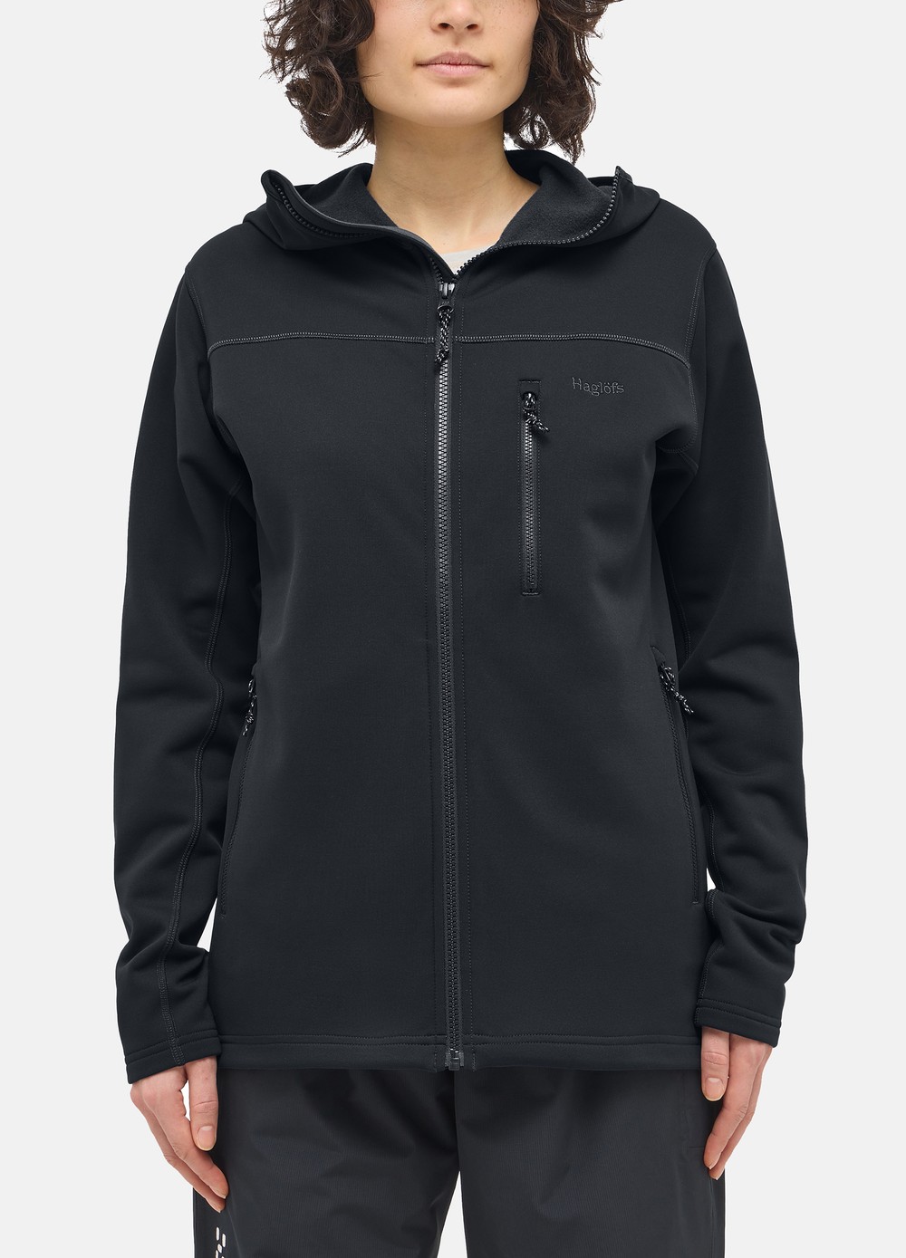 Rosson Mid Hood Women, True Black, S,  Hoodies Rosson Mid Hood Women, True Black, S,  Hoodies