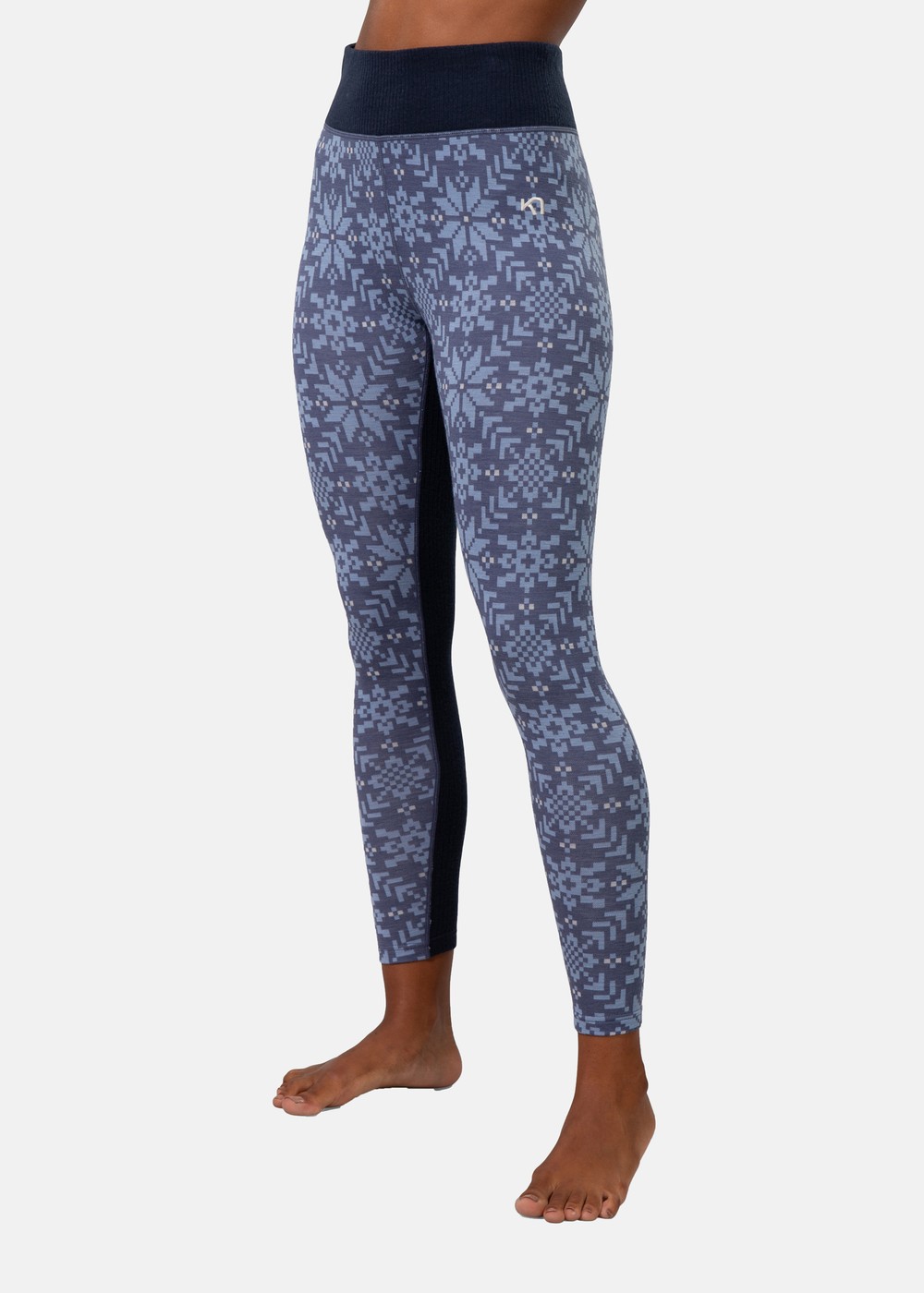 Edith Pants, Dusty Midtone Blue, L,  Ullunderställ Edith Pants, Dusty Midtone Blue, L,  Ullunderställ