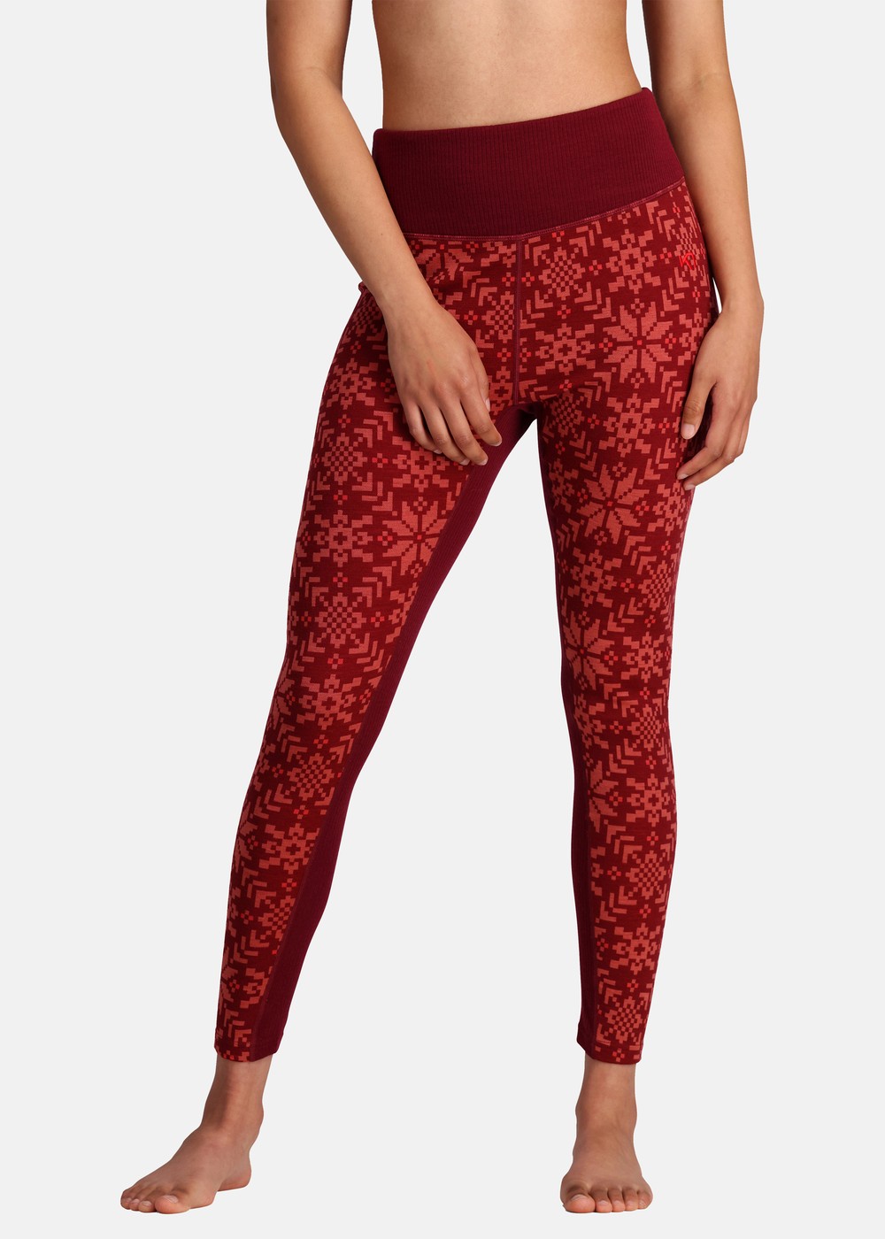 Edith Pants, Burgundy Red, Xs,  Ullunderställ
