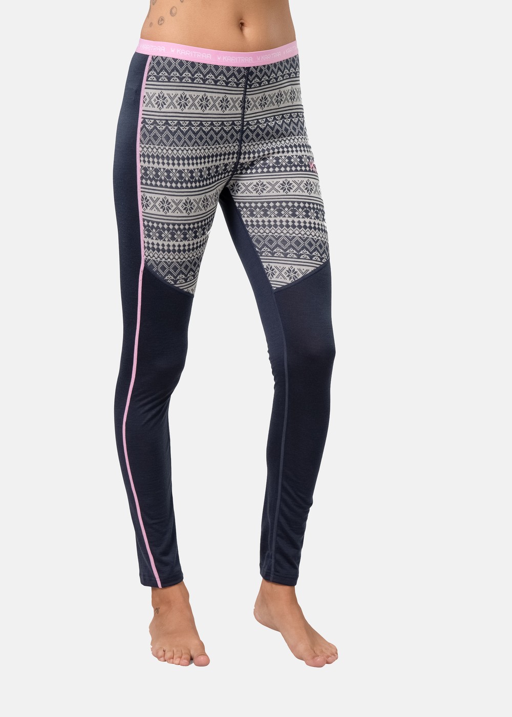 Mina Pant, Dark Navy Blue, Xs,  Ullunderställ