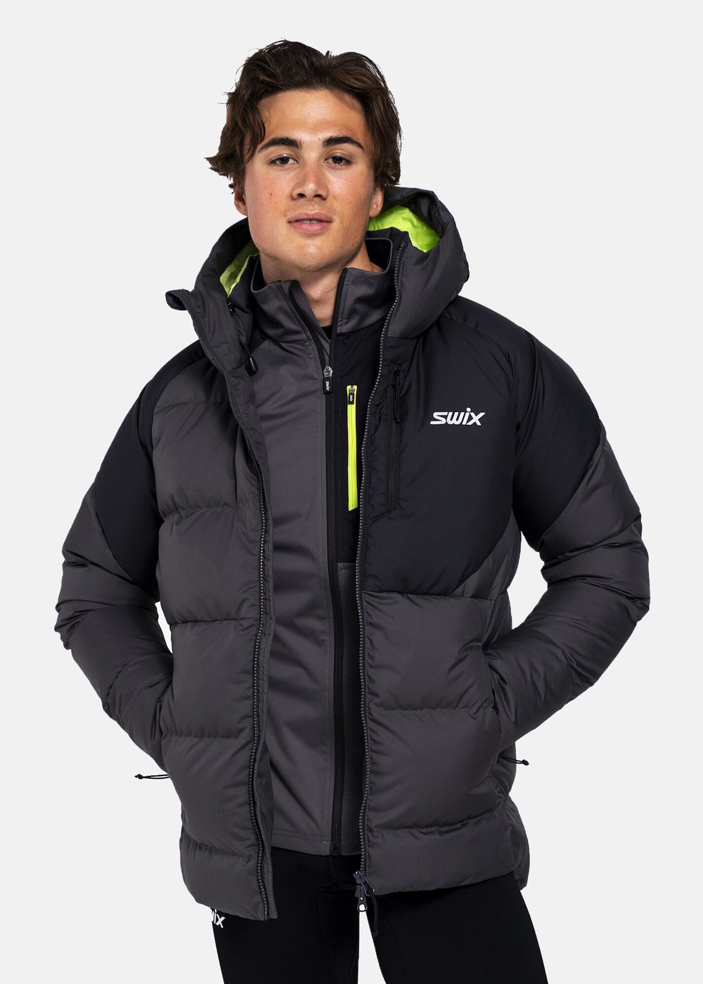 Focus Down Jacket M, Magnet/Black, S,  Vårjackor