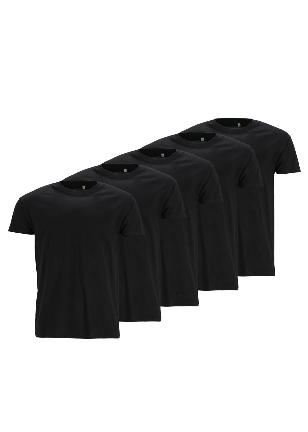 Denim Factory Core Tee 5-Pack, Black, Xl,  T-Shirts