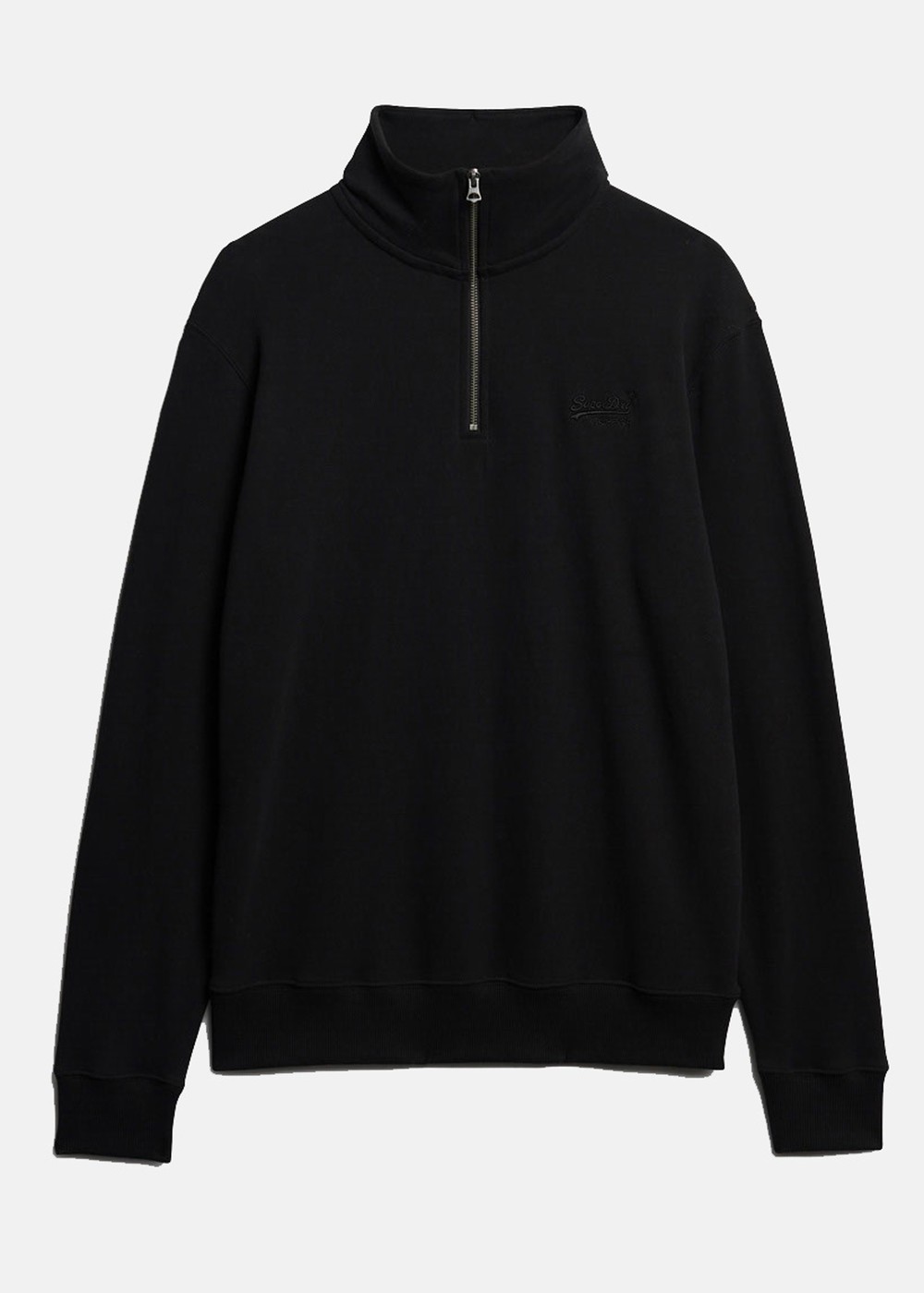 Essential Logo Henley, Black, Xl,  Sweatshirts