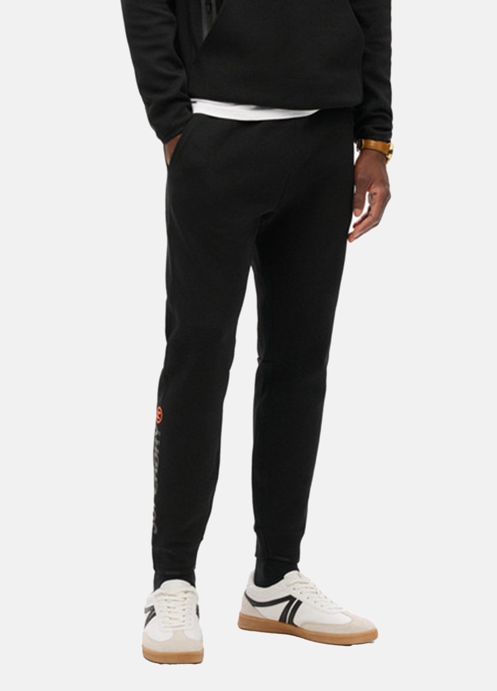 Tech Logo Tapered Jogger, Black, Xl,  Sweatpants