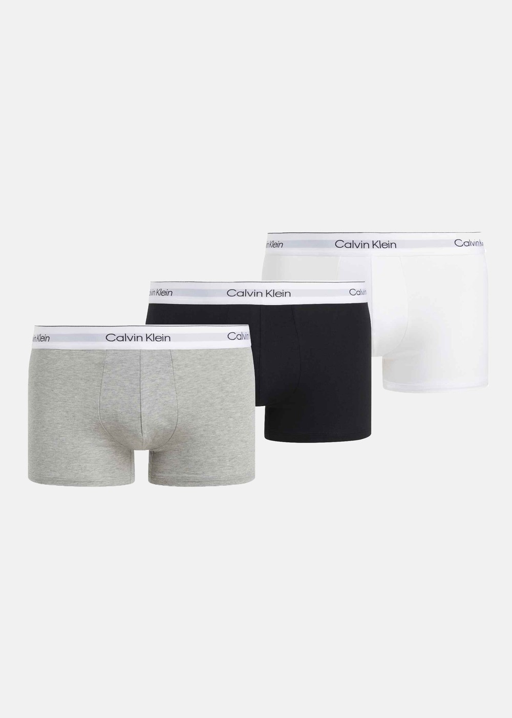 Trunk 3pk, Grey Heather, White, Black, Xl,  Underklær