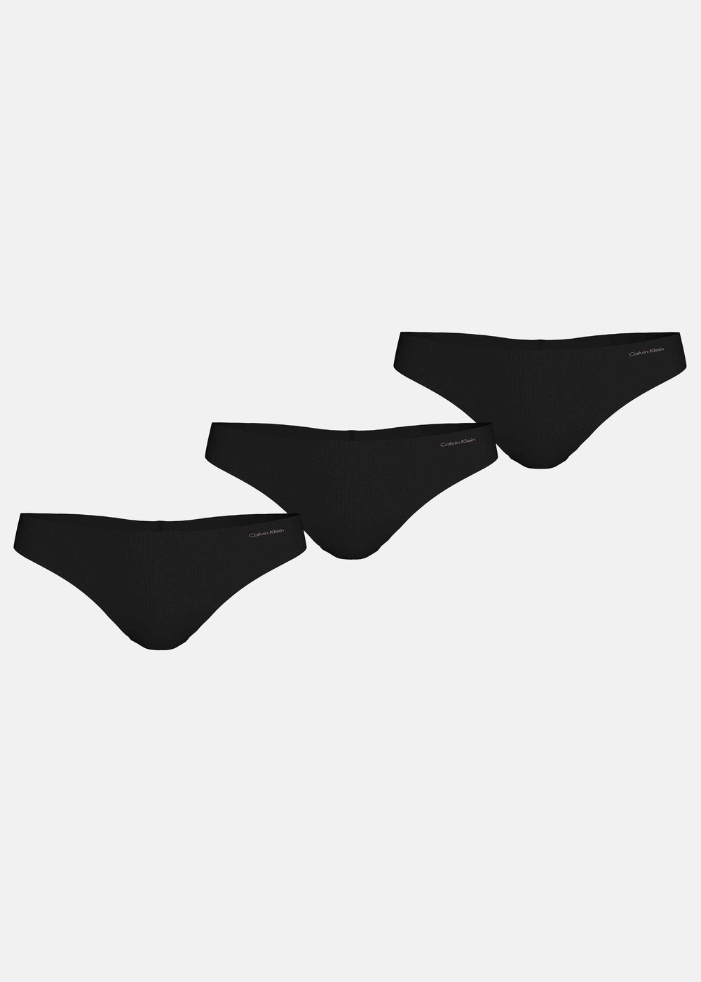 Thong 3pk, Black W/ Smoke Logo