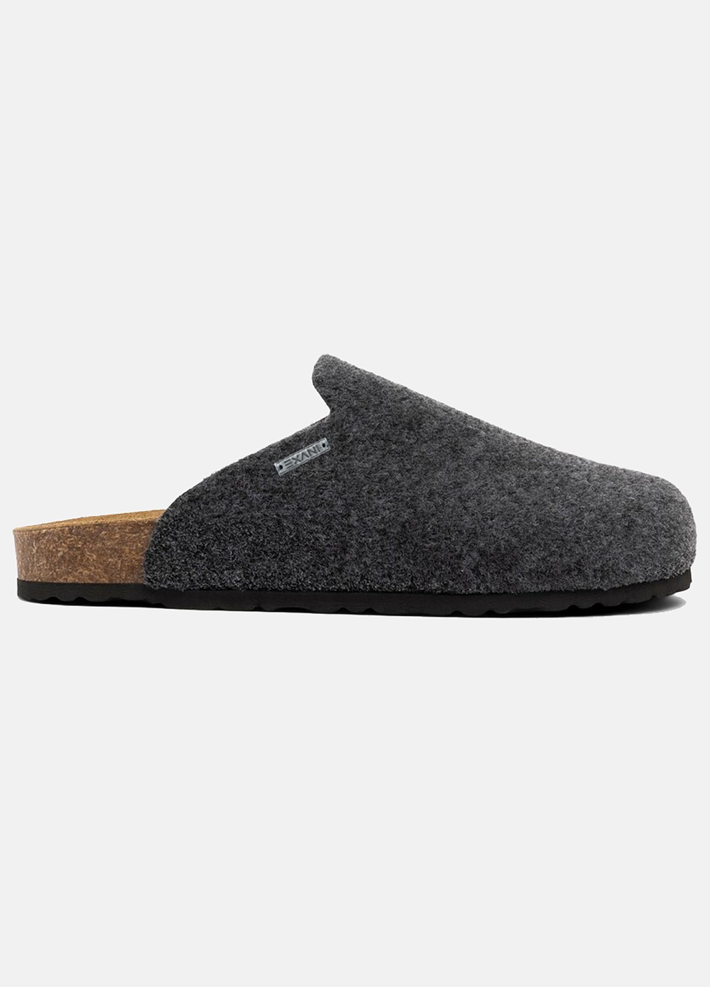 Felt Slipper M, Dark Grey, 46,  Tofflor